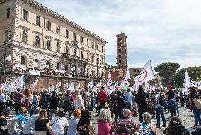 Protest Against Compulsory Vaccination - Rome