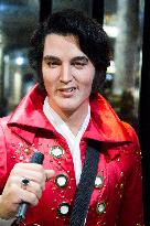 Elvis Presley Wax Figure Unveiling - Paris