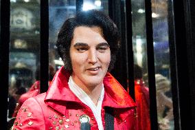 Elvis Presley Wax Figure Unveiling - Paris