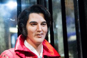 Elvis Presley Wax Figure Unveiling - Paris