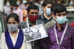 Journalists Stage Protest - Dhaka