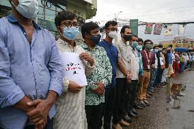 Journalists Stage Protest - Dhaka