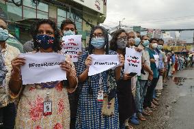 Journalists Stage Protest - Dhaka