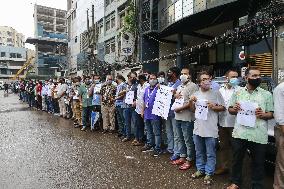 Journalists Stage Protest - Dhaka