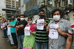 Journalists Stage Protest - Dhaka