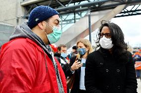 Demonstration Against Layoffs At Orly Airport - Paris