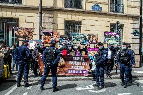 Vegan Impact Association Protest - Paris