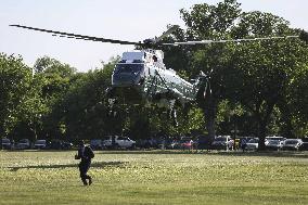 President Biden arrives to the White House