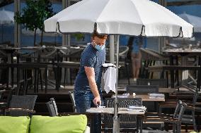 Outdoor Bars And Restaurants Reopen - Cannes