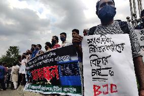 Journalists Stage Protest - Dhaka