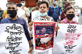 Journalists Stage Protest - Dhaka