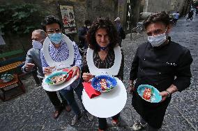Restaurateurs Protest - Naples