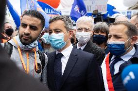 Politicians During Police Rally - Paris
