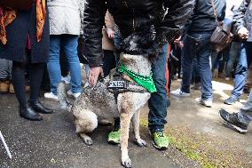 Police Rally In Front Of The National Assembly - Paris