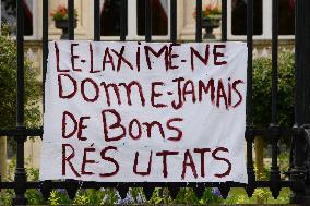 Police Rally In Front Of The National Assembly - Paris