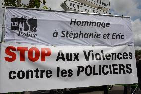 Police Rally In Front Of The National Assembly - Paris