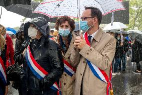 Police Rally In Front Of The National Assembly - Paris