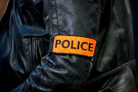 Police Rally In Front Of The National Assembly - Paris