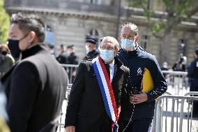 Politicians During Police Rally - Paris