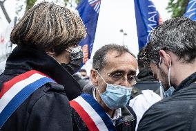 Politicians During Police Rally - Paris