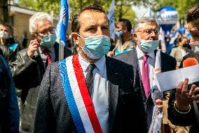 Politicians During Police Rally - Paris