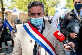 Politicians During Police Rally - Paris