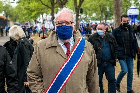 Politicians During Police Rally - Paris