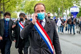 Politicians During Police Rally - Paris