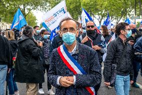 Politicians During Police Rally - Paris