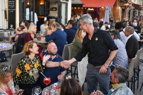 Outdoor Bars And Restaurants Reopen - Cannes