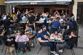 Outdoor Bars And Restaurants Reopen - Cannes