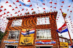 Orange Streets For The European Football 2021 - The Hague