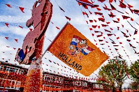 Orange Streets For The European Football 2021 - The Hague