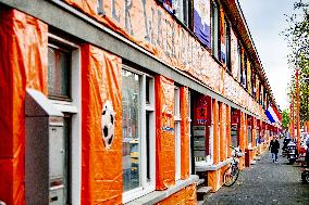 Orange Streets For The European Football 2021 - The Hague