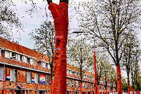 Orange Streets For The European Football 2021 - The Hague