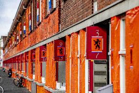 Orange Streets For The European Football 2021 - The Hague