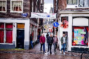 Red Light District Reopening - Amsterdam