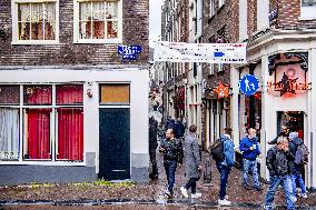 Red Light District Reopening - Amsterdam