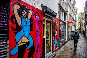 Red Light District Reopening - Amsterdam