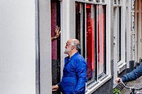 Red Light District Reopening - Amsterdam