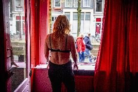 Red Light District Reopening - Amsterdam