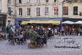 Outdoor Bars And Restaurants Reopen - Bordeaux