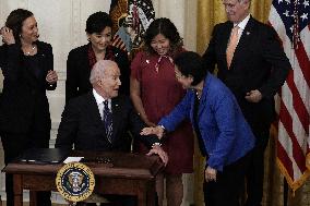Joe Biden signs COVID-19 Hate Crimes Act - Washington