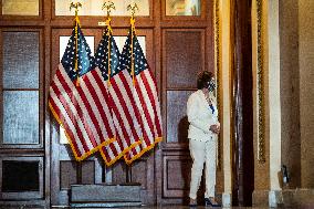 Moon And Pelosi Press Conference - Washington