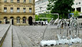 NGOs Protest In Front Of Bercy - Paris