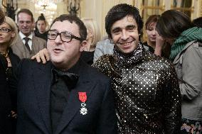 Alber Elbaz honored with the medal of 'Chevalier de la legion d'honneur', Paris