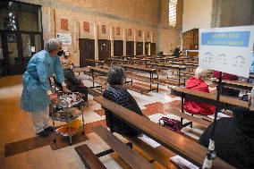 Church Turns Vaccination Centre - Padua