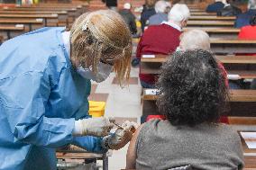 Church Turns Vaccination Centre - Padua