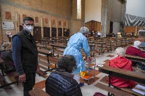 Church Turns Vaccination Centre - Padua