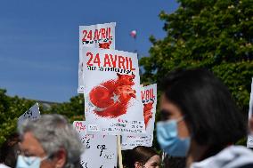 Tribute to the victims of the Armenian Genocide - Paris